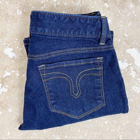 LOFT Denim - Ann Taylor LOFT curvy boot fit denim blue jeans 6
